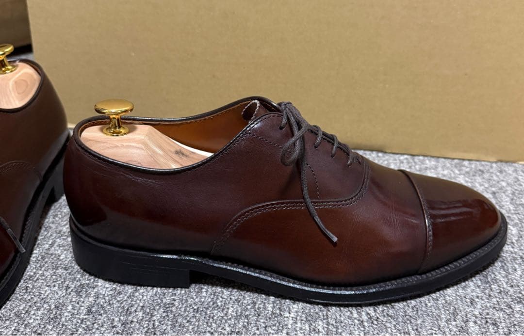 【美品】ALDEN オールデン ストレートチップ US8D ヒール新品交換済