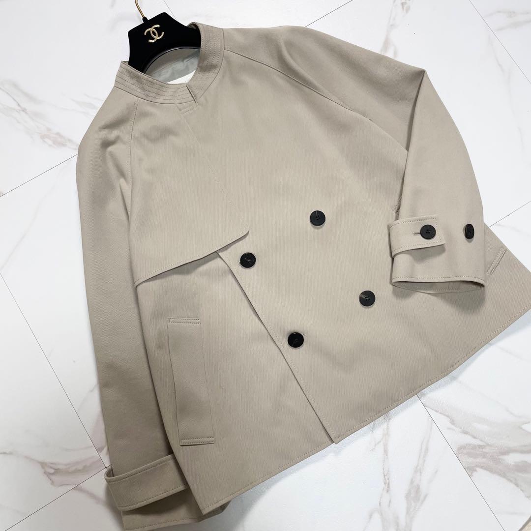 近年✨GALERIE VIE コットンウールギャバジン ショートトレンチコート