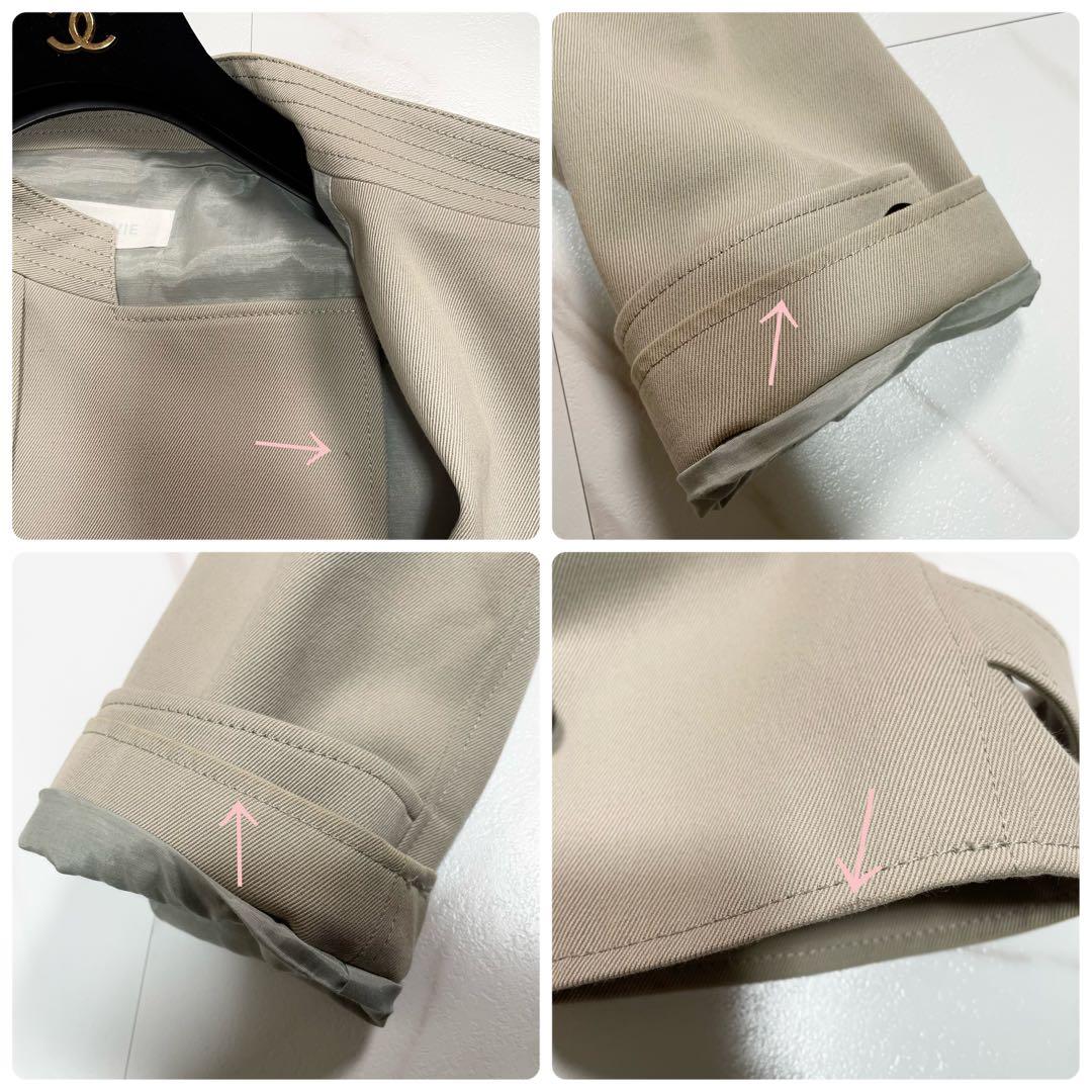 近年✨GALERIE VIE コットンウールギャバジン ショートトレンチコート