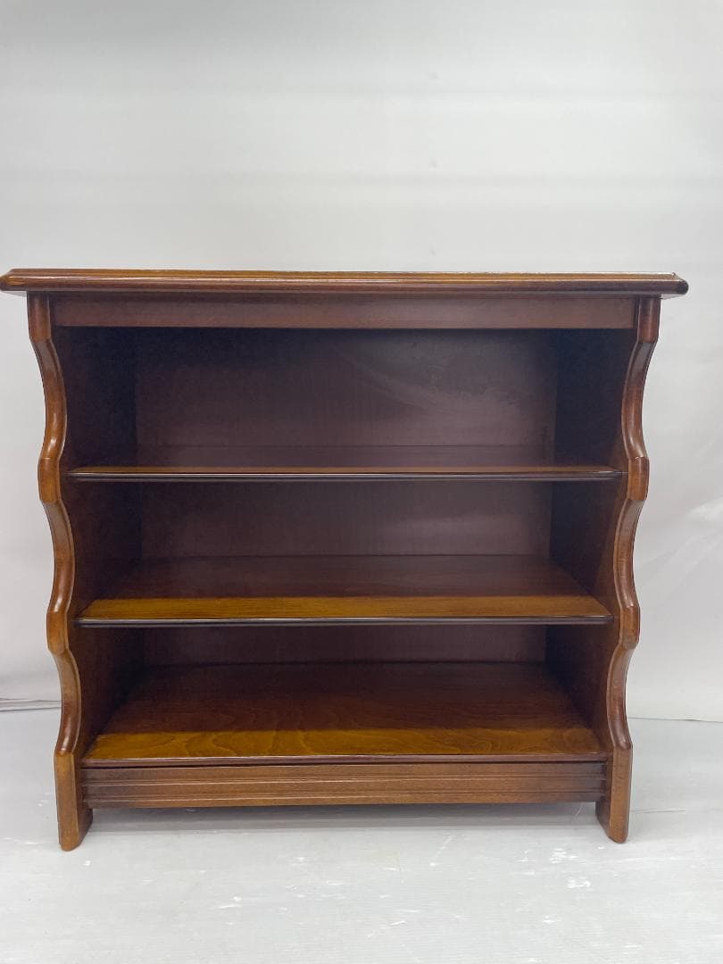 r*s様 karimoku ダークブラウン シェルフ 3段　09c80