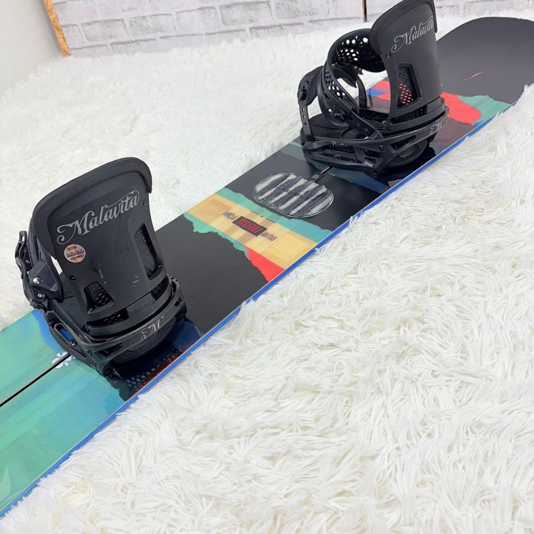 BURTON スノーボード 157cm ビンディング カバー付き マラビータ