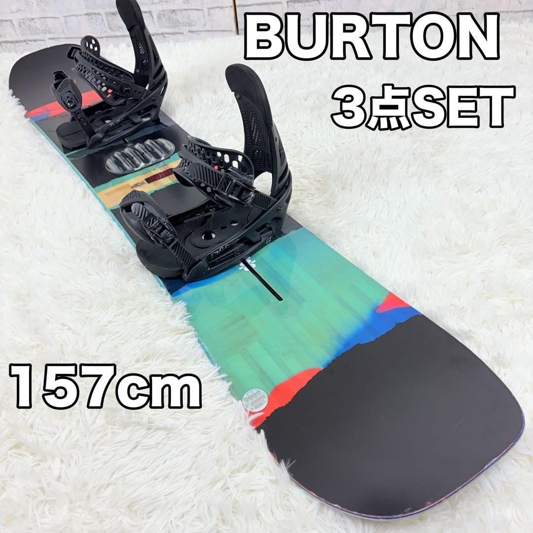 BURTON スノーボード 157cm ビンディング カバー付き マラビータ