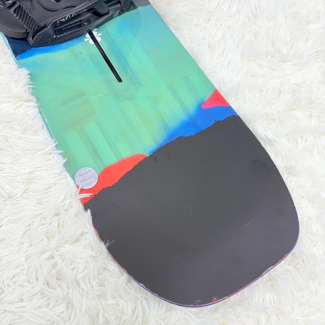 BURTON スノーボード 157cm ビンディング カバー付き マラビータ