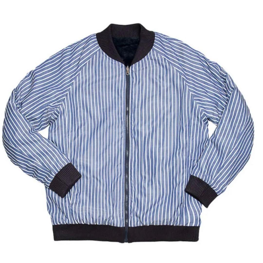 muta★リバーシブルファーMA-1ブルゾン★ネイビー★2way