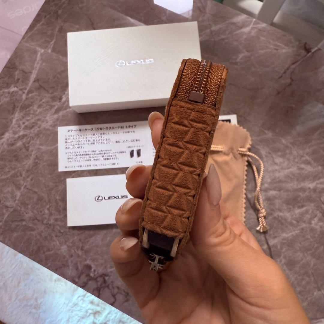 【レクサス純正】スマートキーケース ウルトラスエード Lタイプ