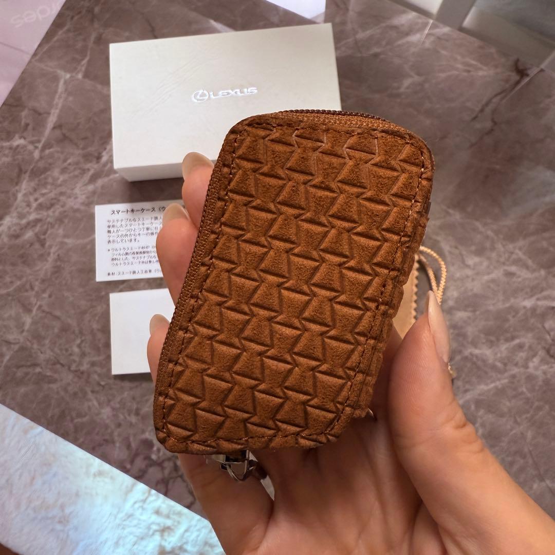 【レクサス純正】スマートキーケース ウルトラスエード Lタイプ