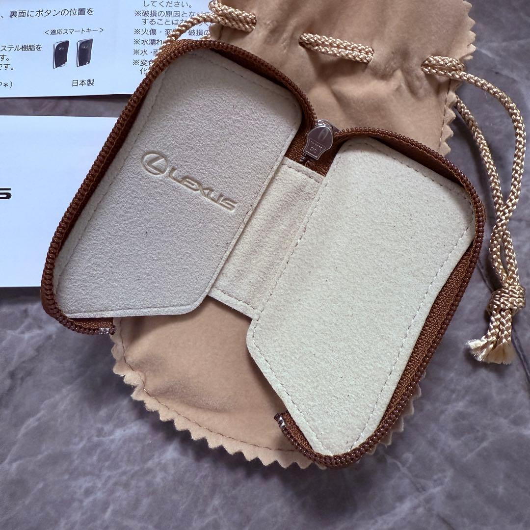 【レクサス純正】スマートキーケース ウルトラスエード Lタイプ