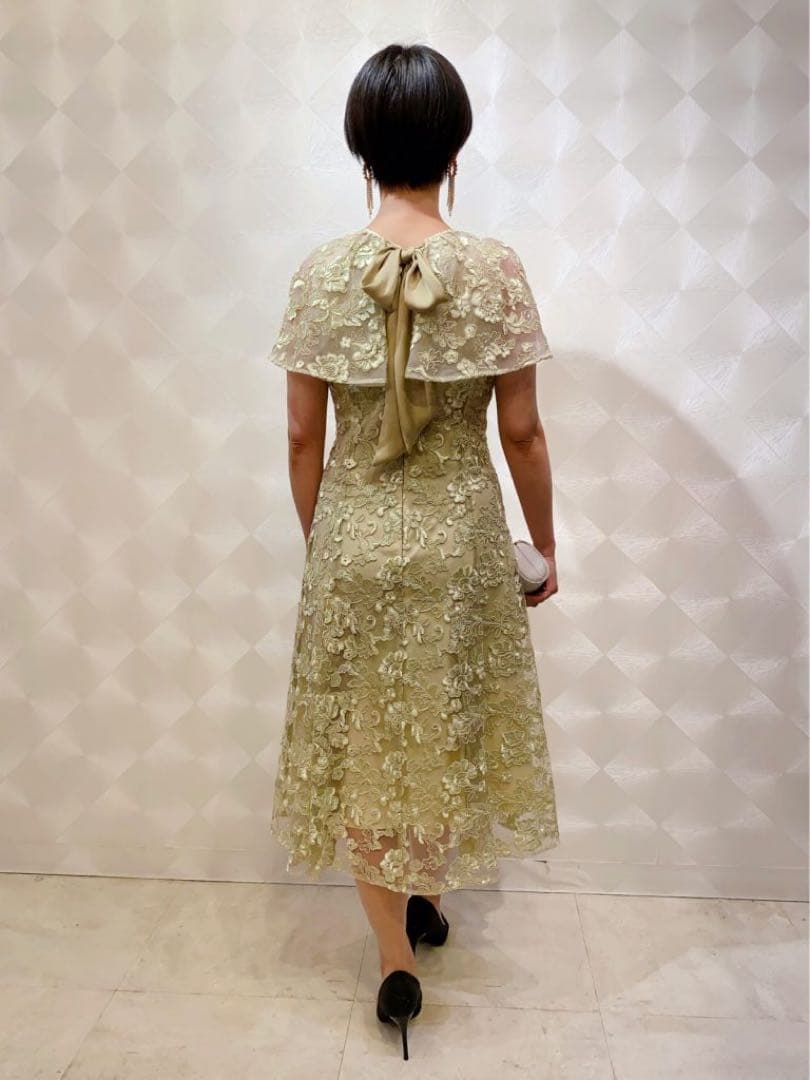 CELFORD セルフォード　お呼ばれドレス　ケープ　ワンピース