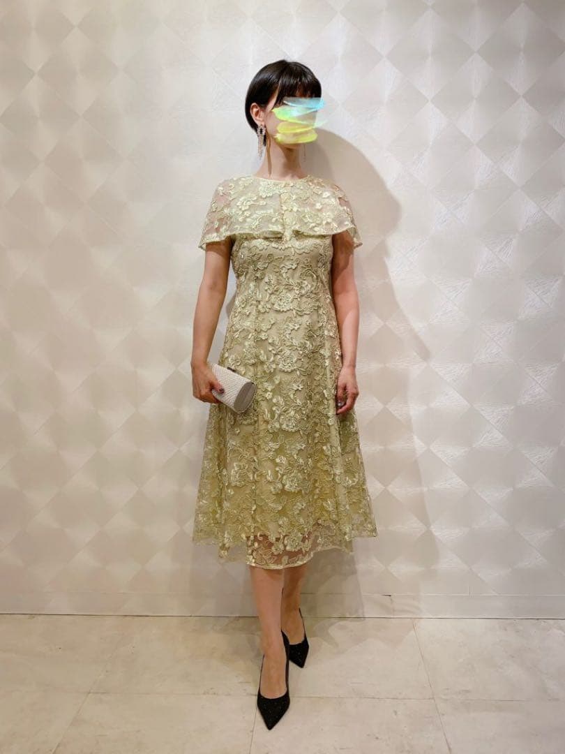 CELFORD セルフォード　お呼ばれドレス　ケープ　ワンピース