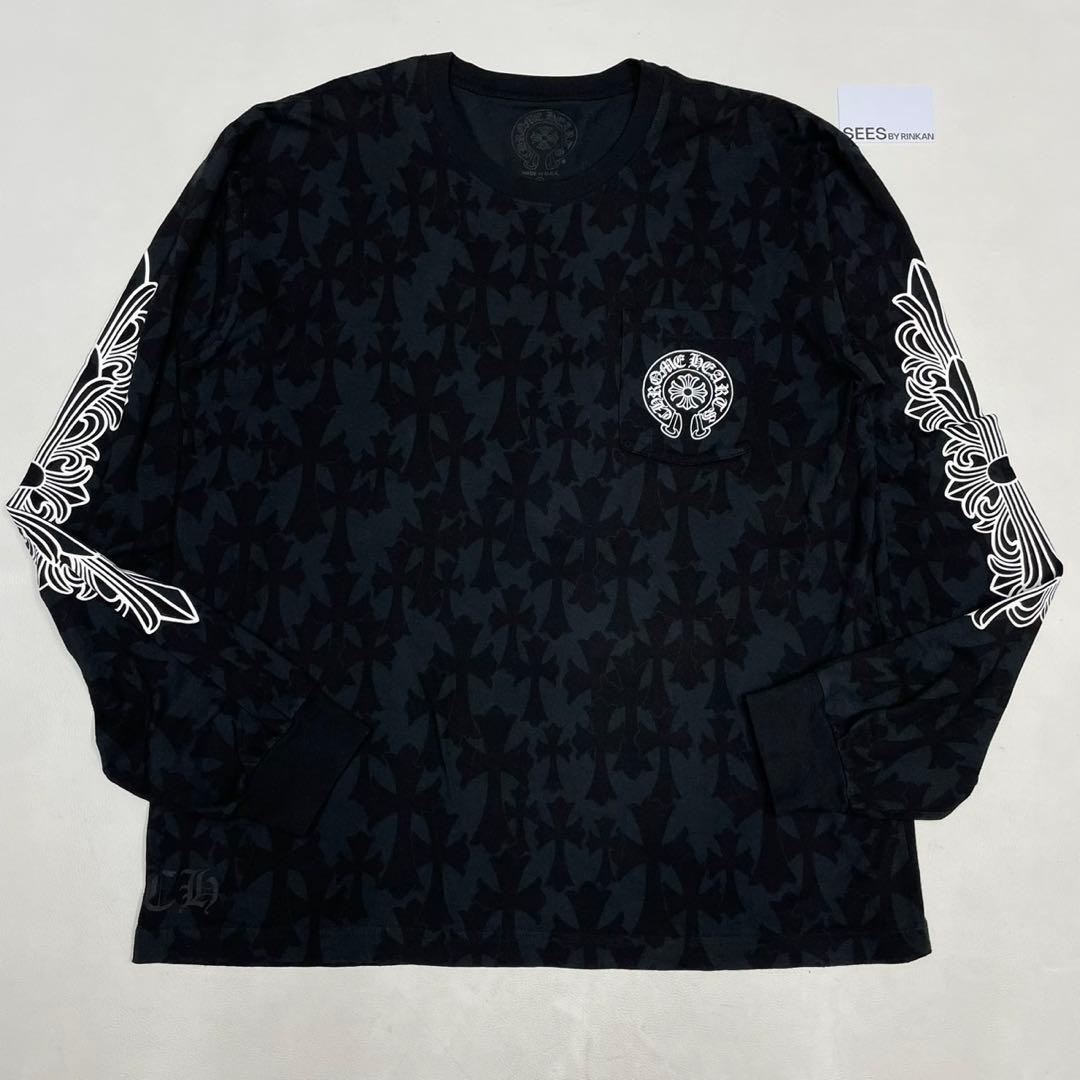 極美品 鑑定済み XLサイズ CHROME HEARTS クロムハーツ ロンT