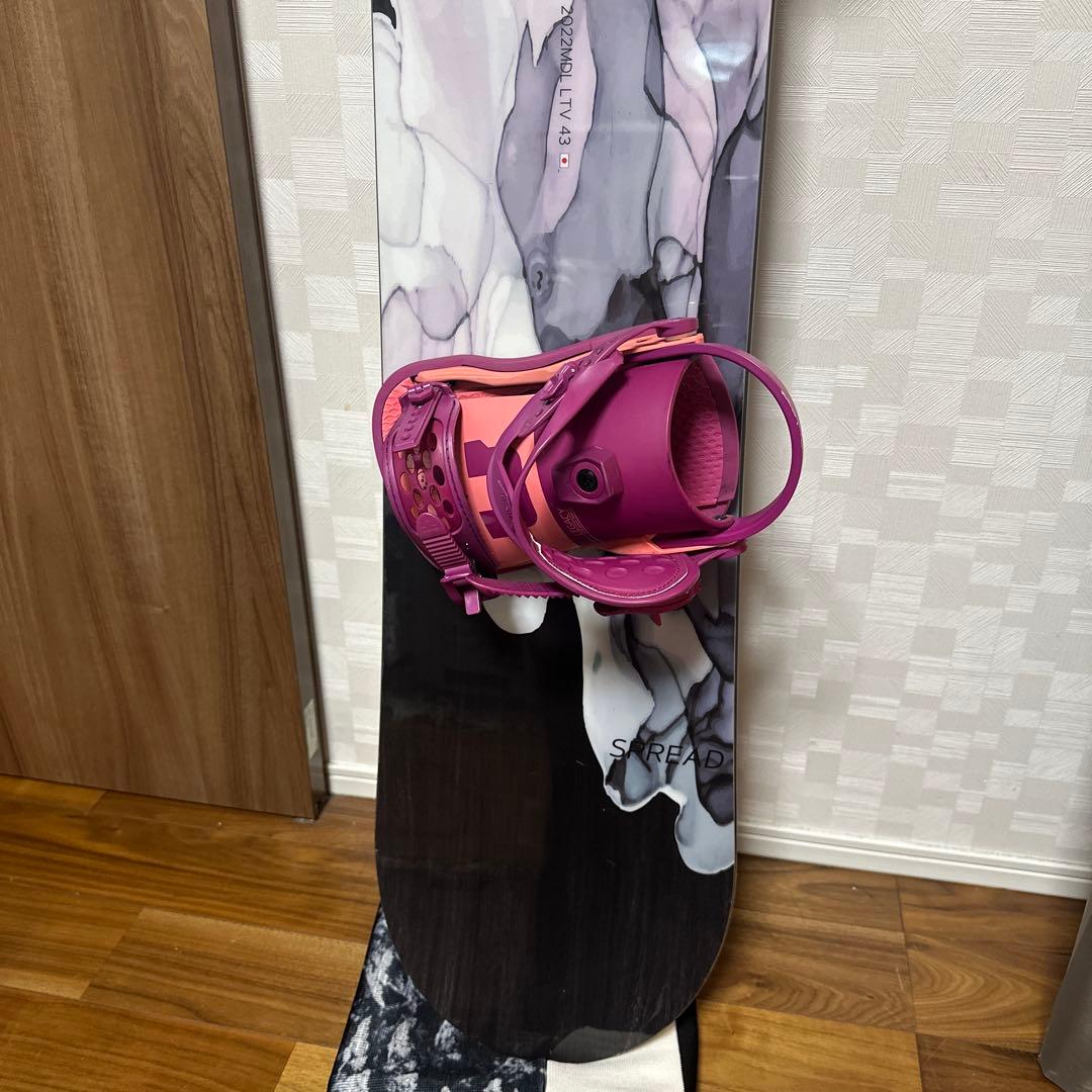 22/23 SPREAD LTV/CV ビンディング付き　143cm