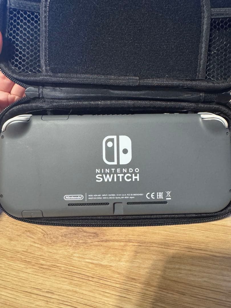 【良品】Nintendo Switch Lite グレー ケース付き