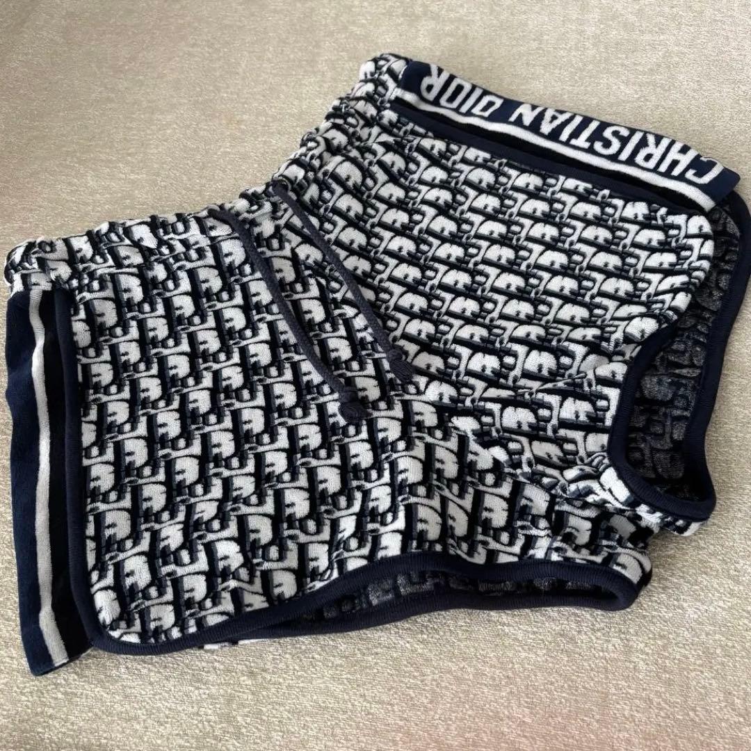 Dior ディオール　 パイル素材　オブリーク柄　ショーツ