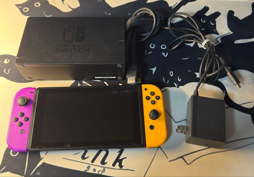 Nintendo Switch 本体 ピンク/オレンジ