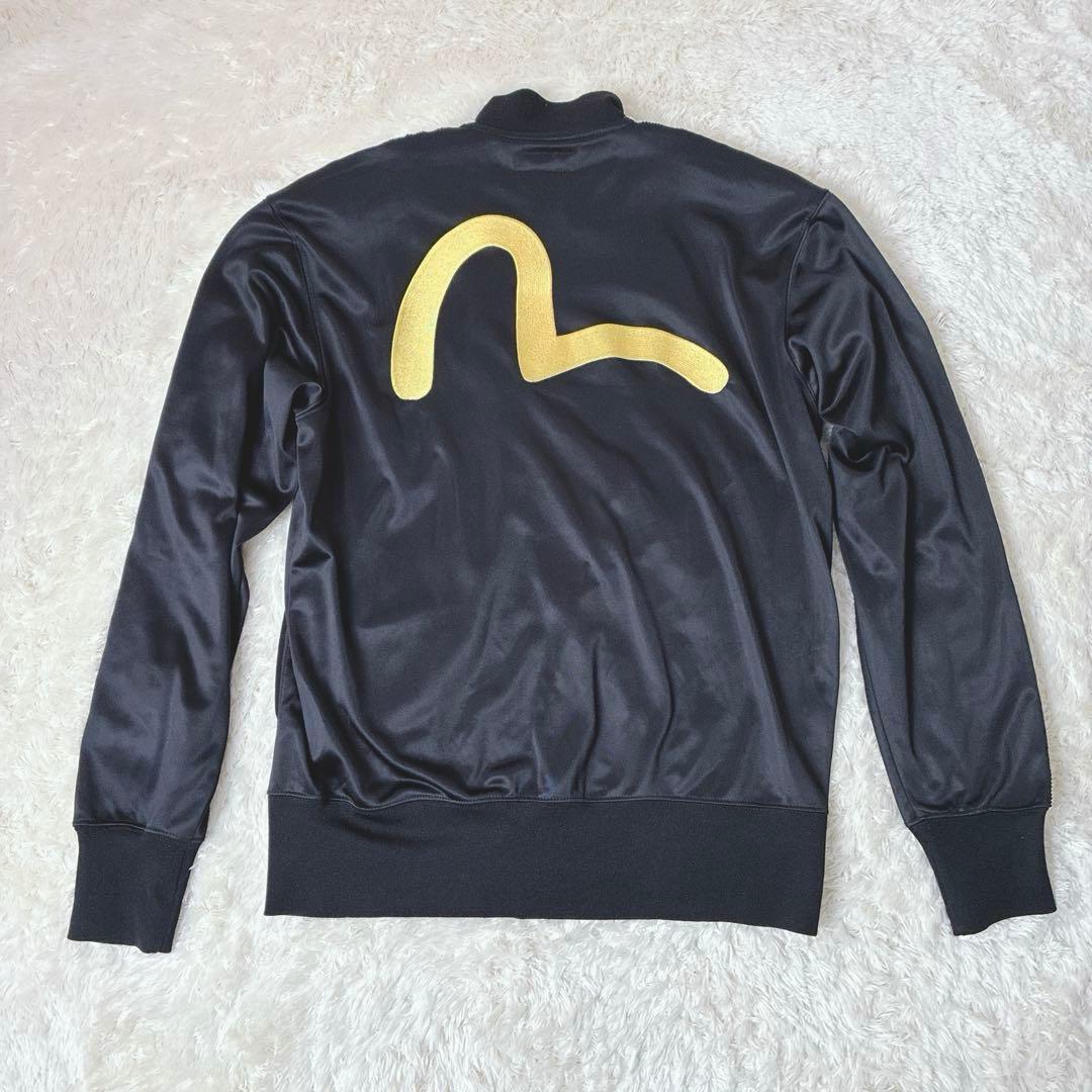 YAMANE EVISU 大阪 44大きいサイズ金刺繍 ジャケット 黒カモメ