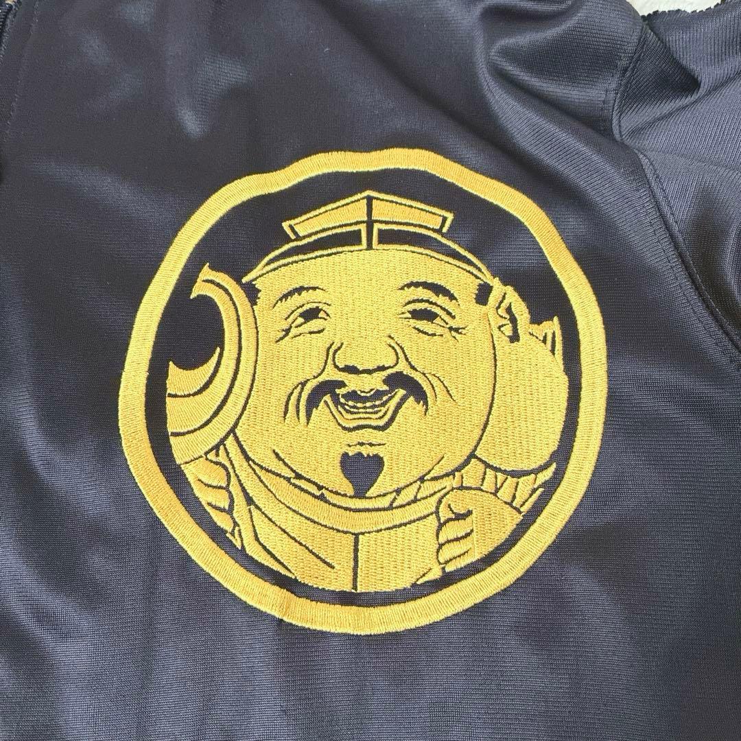 YAMANE EVISU 大阪 44大きいサイズ金刺繍 ジャケット 黒カモメ