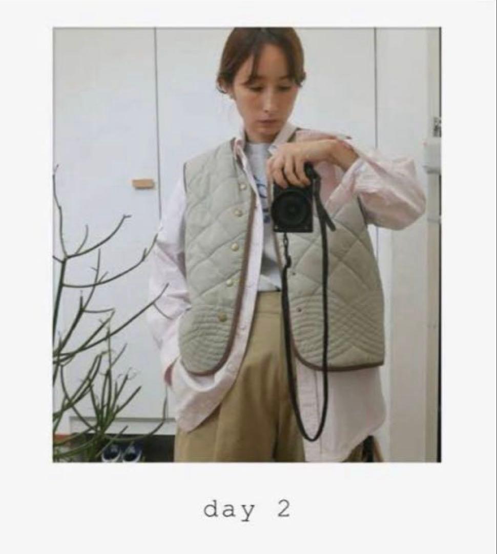 【北欧、暮らしの道具店】毎日着回したいキルティングベスト　よしいちひろさんコラボ