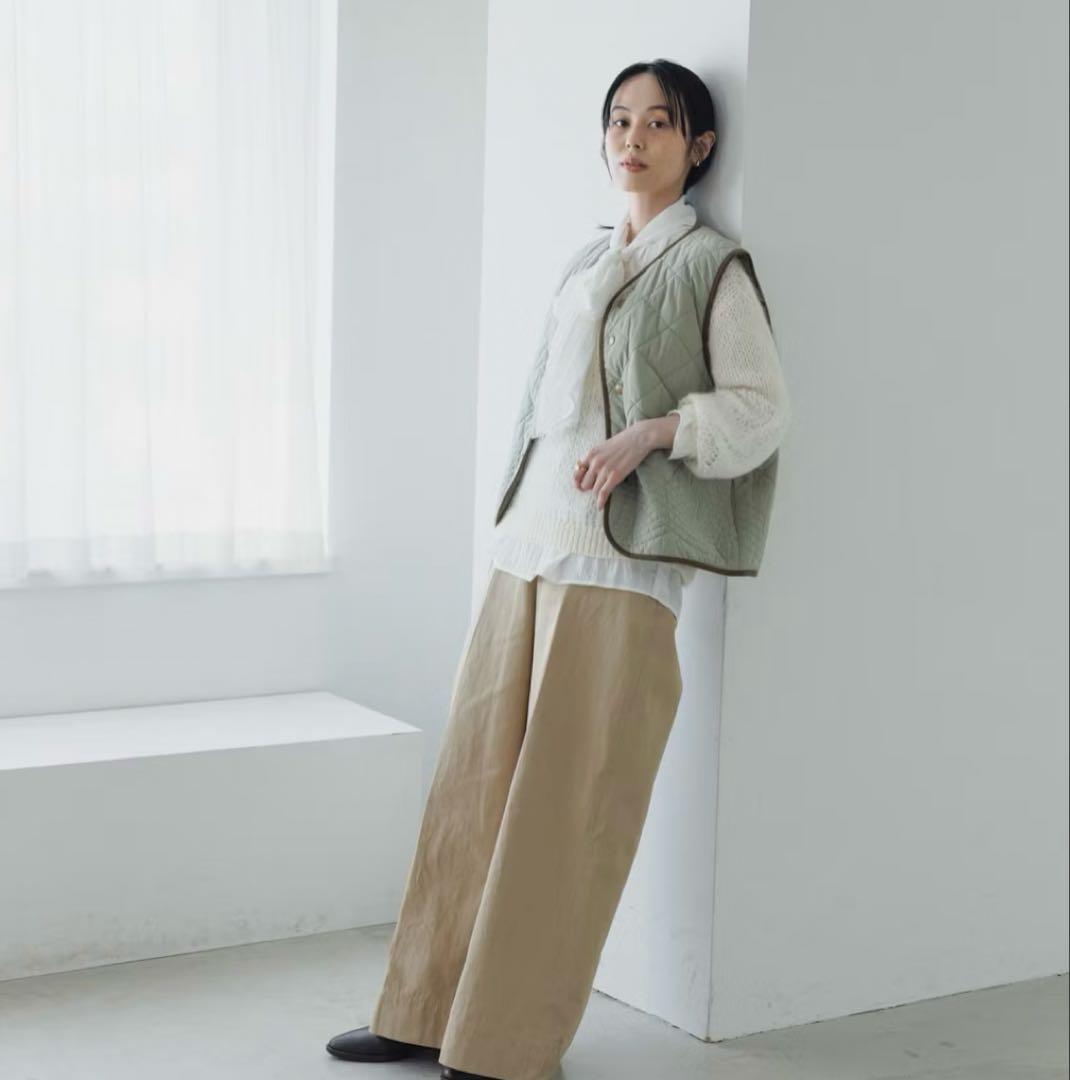 【北欧、暮らしの道具店】毎日着回したいキルティングベスト　よしいちひろさんコラボ