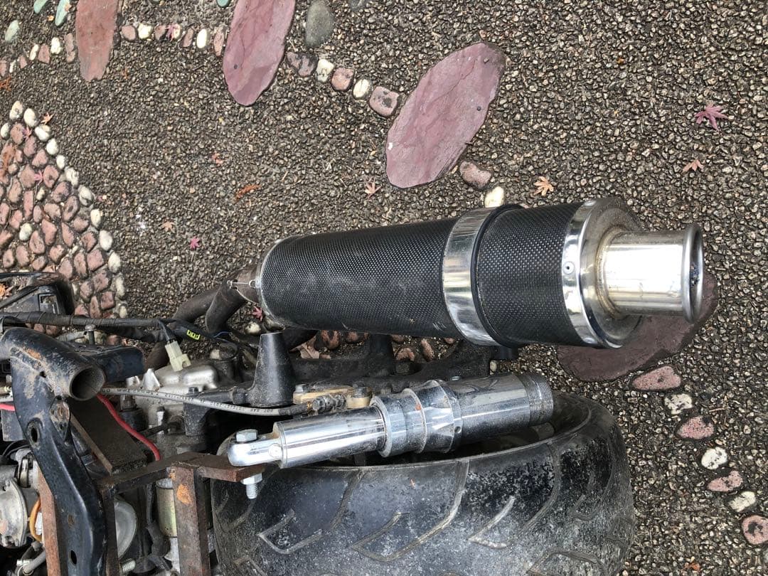 マジェスティc ワンオフどぐろまきマフラー