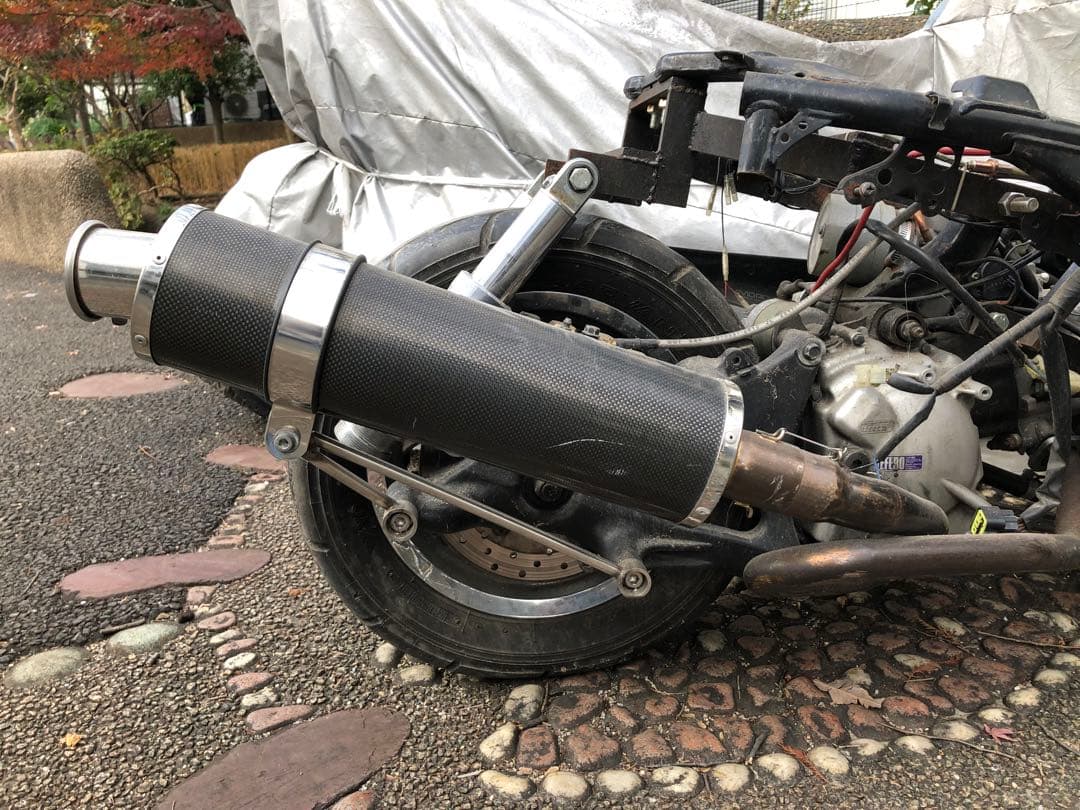 マジェスティc ワンオフどぐろまきマフラー