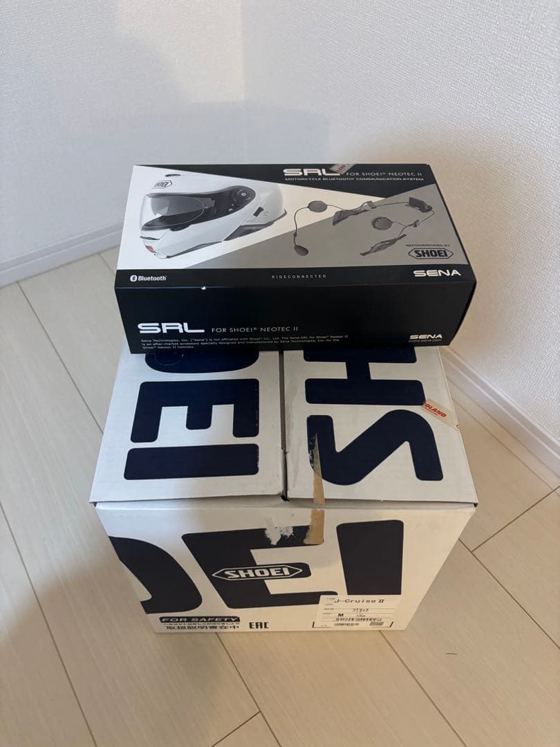 ヘルメットSHOEI J-Cruise II M ＋SENA SRL セット