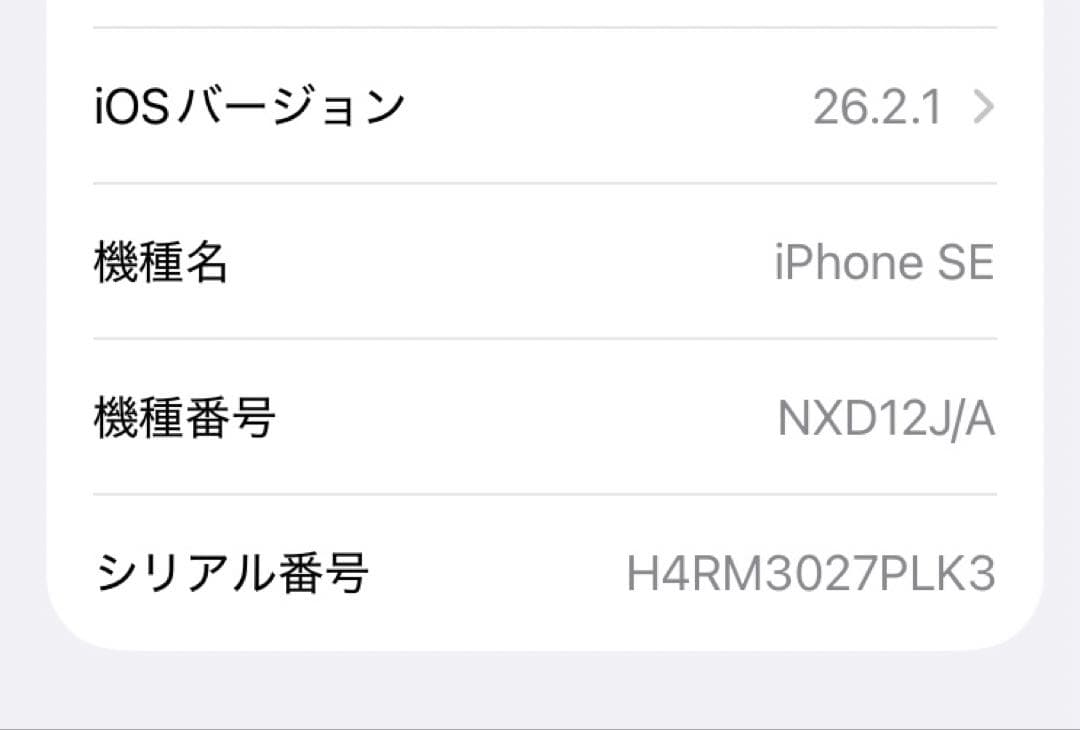 iPhone SE 第2世代 128GB バッテリー91%