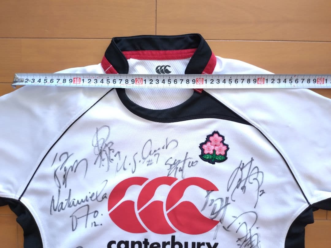 ラグビー　日本代表　サイン入りユニフォーム　Mサイズ