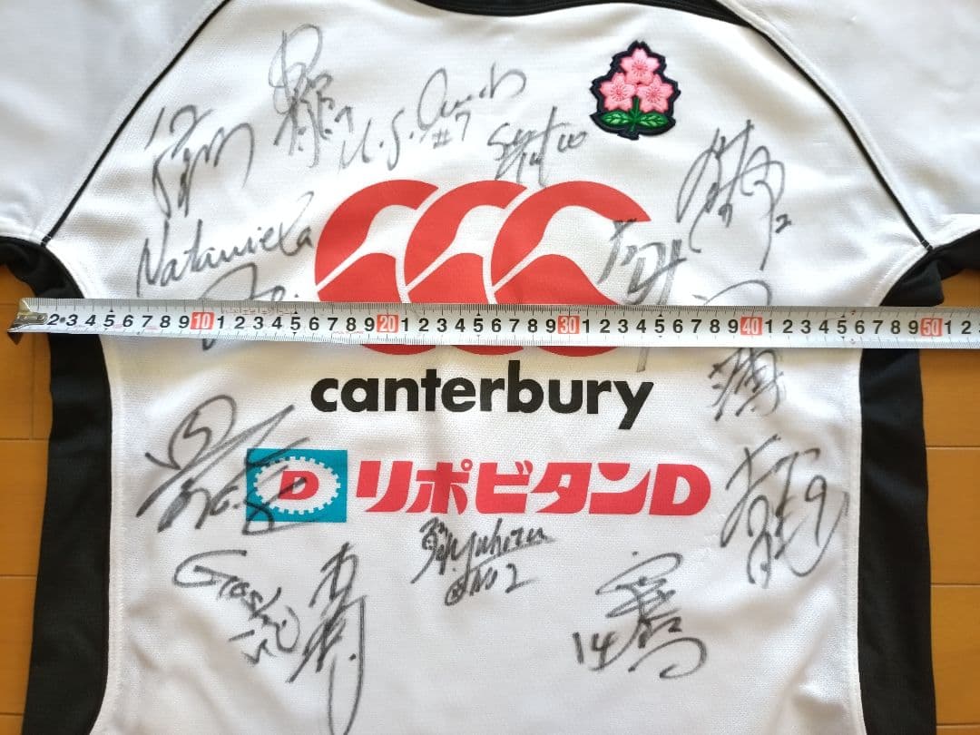 ラグビー　日本代表　サイン入りユニフォーム　Mサイズ