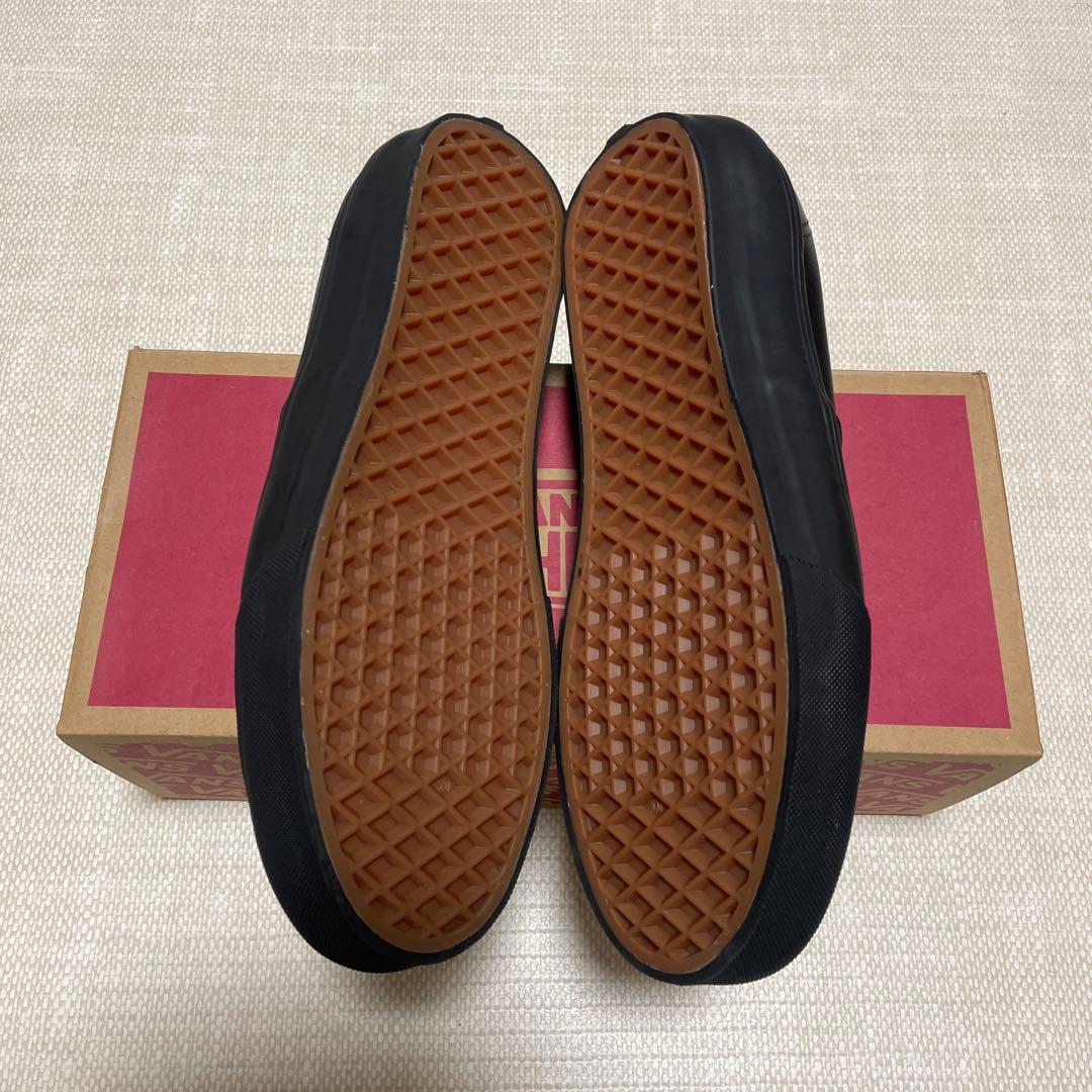 [新品]24cm VANS バンズ authentic leather ブラック
