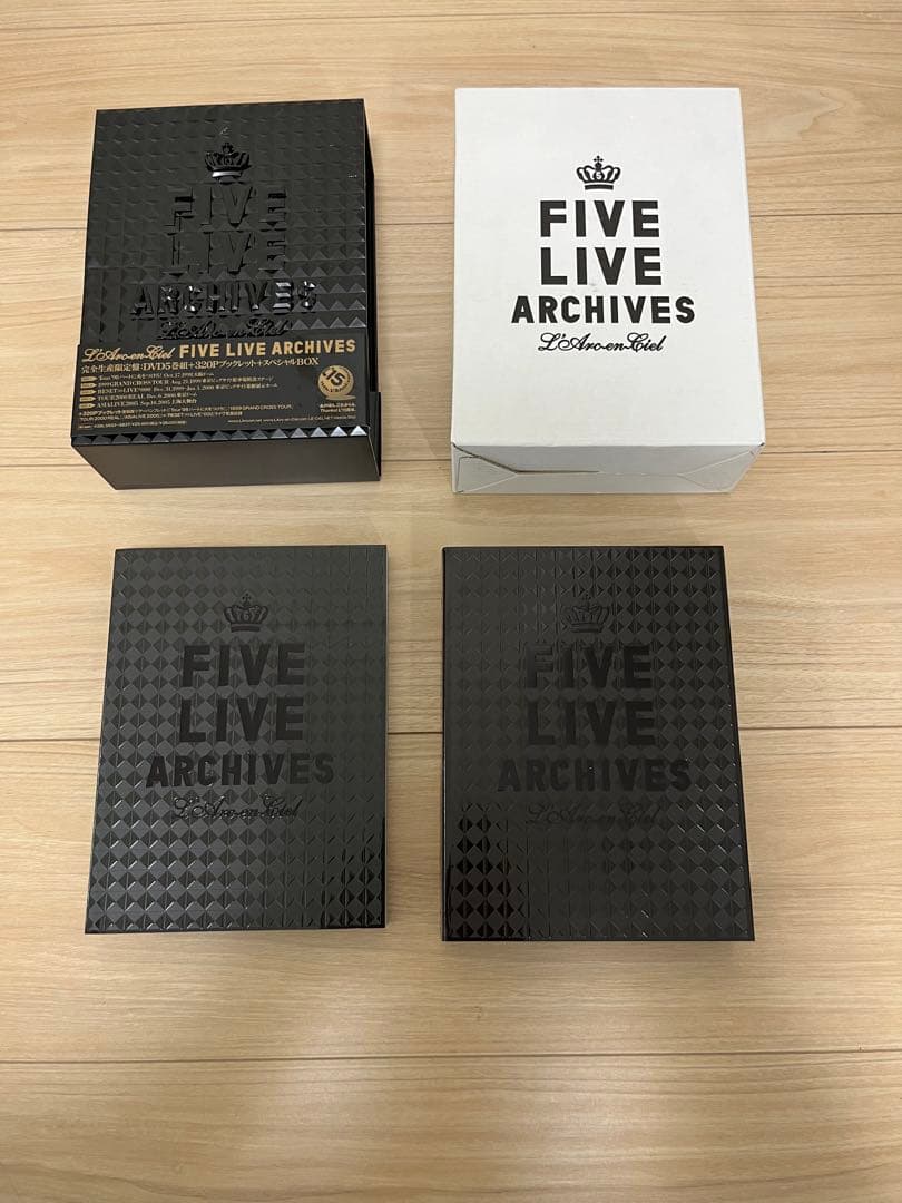 【L'Arc〜en〜Ciel】FIVE LIVE ARCHIVES 超美品DVD