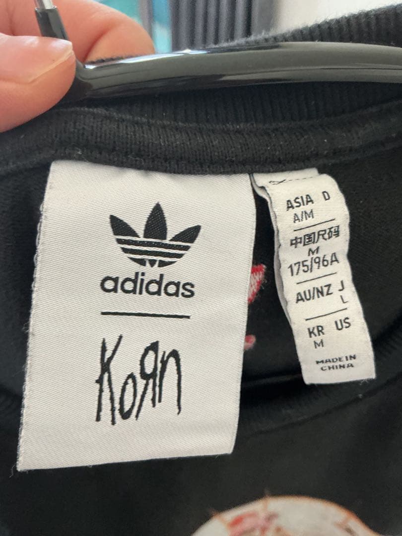 adidas korn スウェット　ロングTシャツ