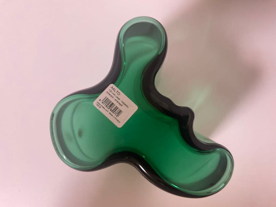 イッタラアアルトベース120mmエメラルド廃盤色aalto