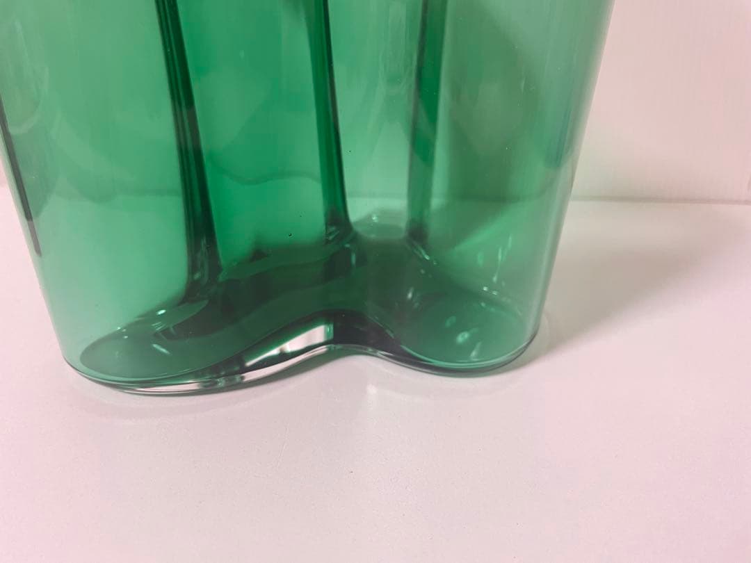 イッタラアアルトベース120mmエメラルド廃盤色aalto