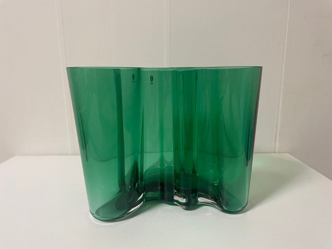 イッタラアアルトベース120mmエメラルド廃盤色aalto