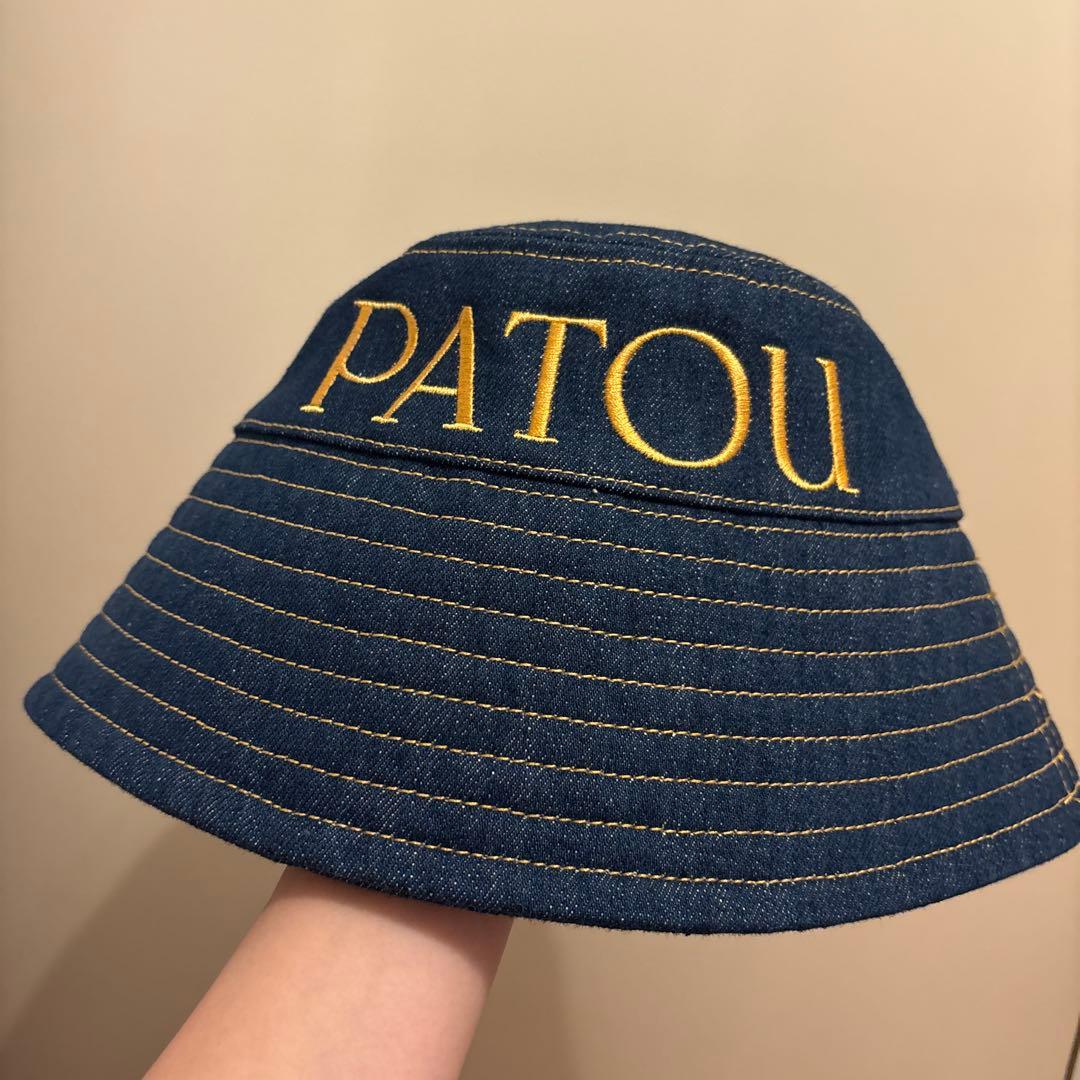 PATOU デニムブルー バケットハット