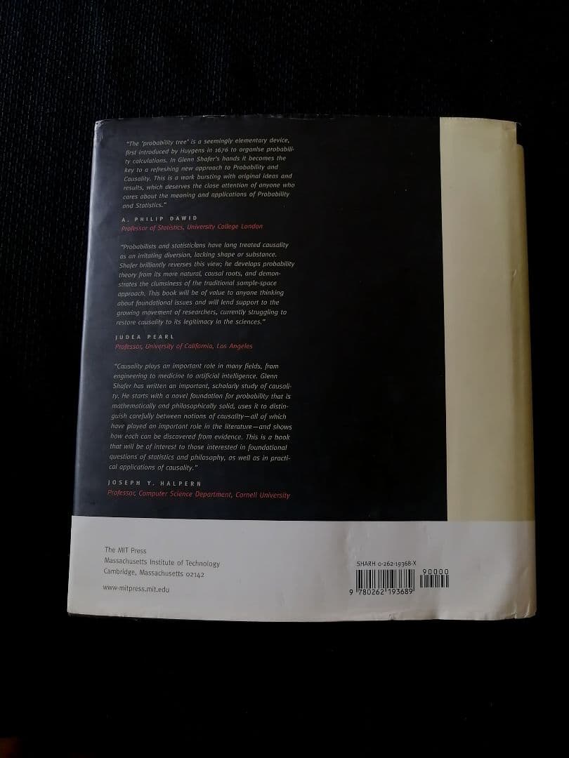 The Art of Causal Conjecture 　レア洋書