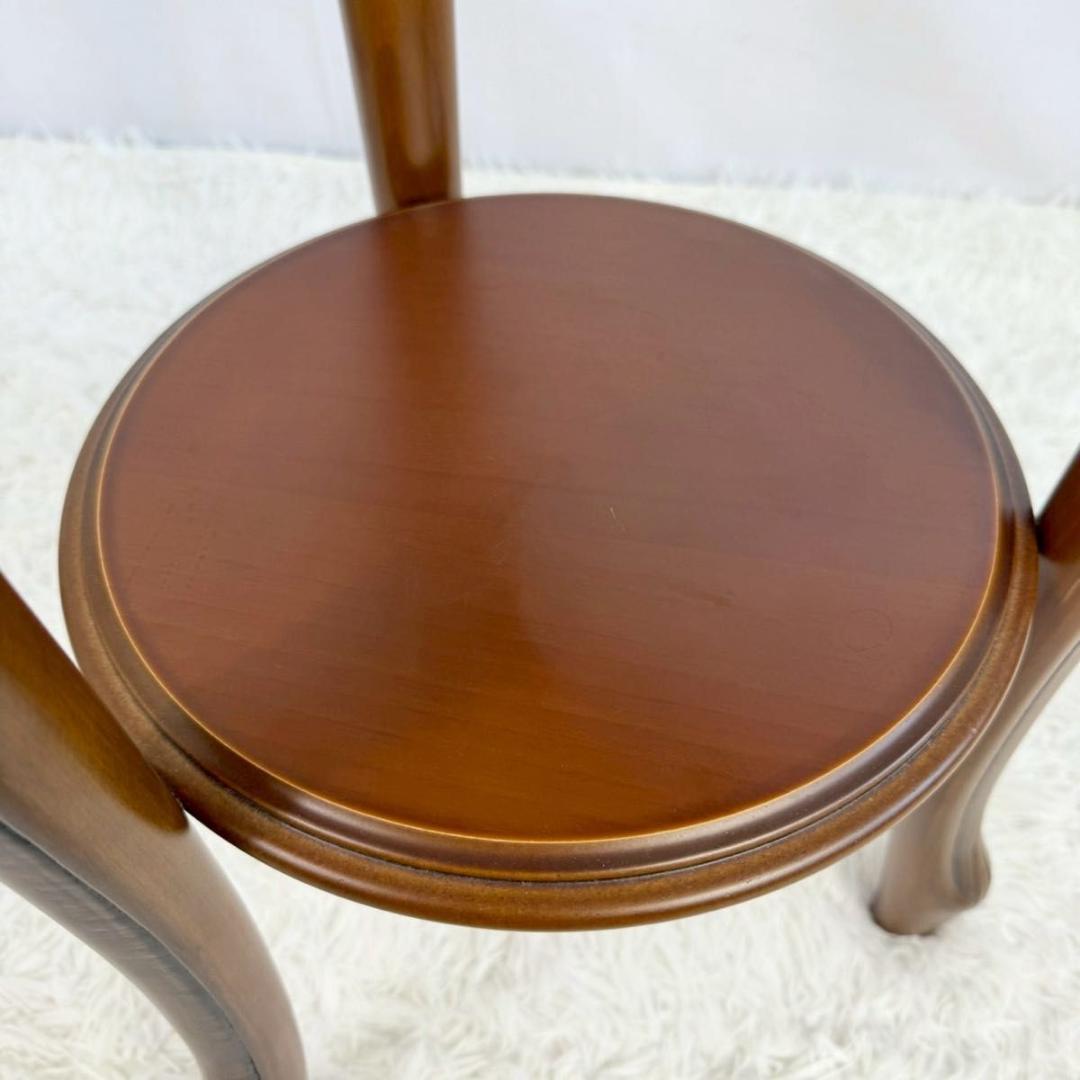 【美品】大理石調　サイドテーブル コンソールテーブル 猫足花台　イタリア製