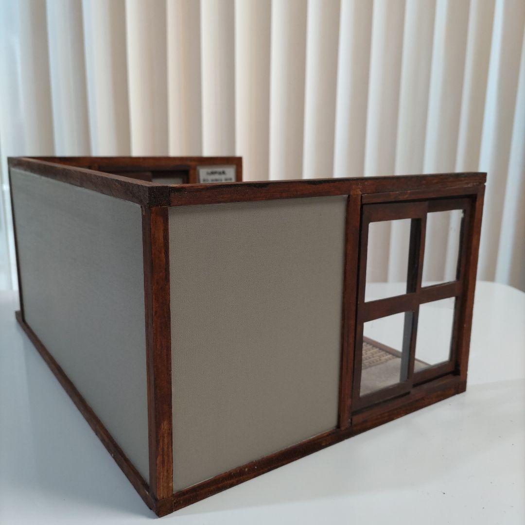 【yuka】昭和の銭湯の脱衣場　ミニチュアハウス　ドールハウス