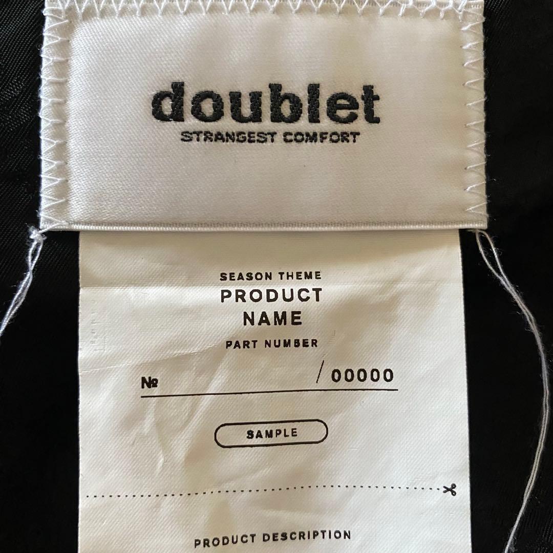 25ss doublet dusty tailored jacket 紺