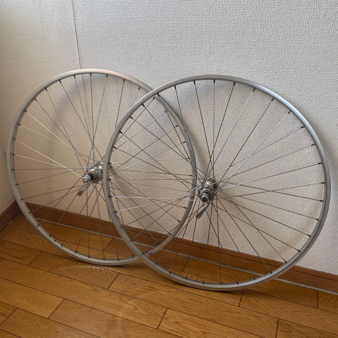 アルミクリンチャーホイール前後セット　ボスフリー　スポルティフ　ヴィンテージ