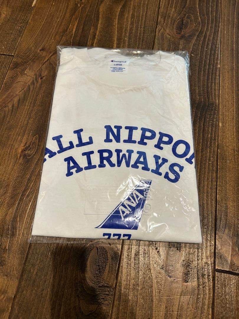 ANA Champion 777デザインTシャツ L ホワイト 新品未使用 限定