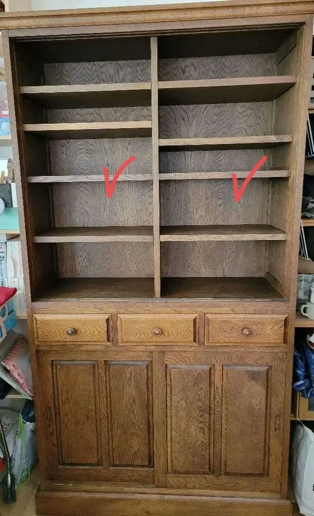 最終お値下げ★北海道EZO社製★最大幅100cmガラス引戸★食器棚