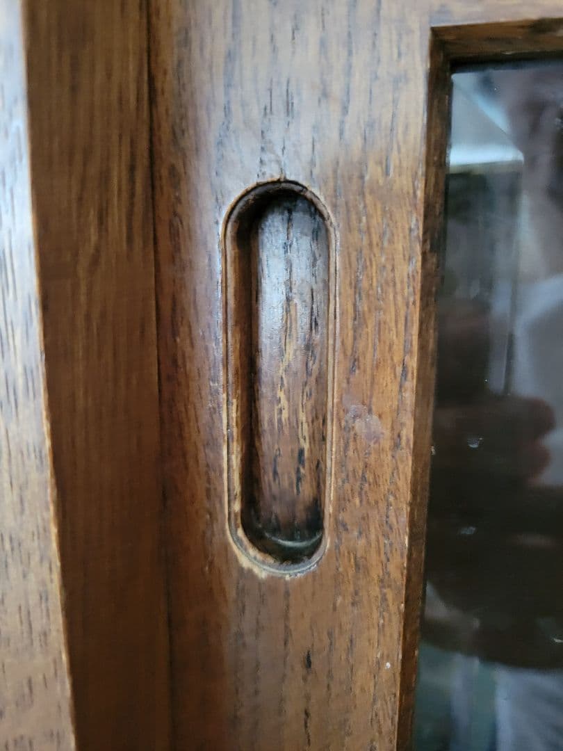 最終お値下げ★北海道EZO社製★最大幅100cmガラス引戸★食器棚