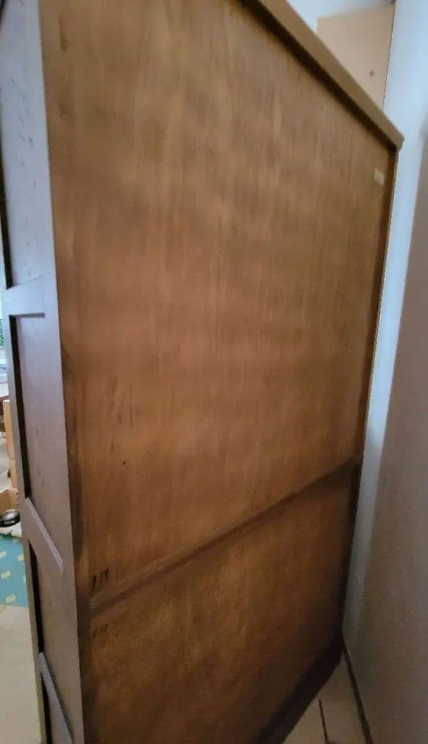 最終お値下げ★北海道EZO社製★最大幅100cmガラス引戸★食器棚