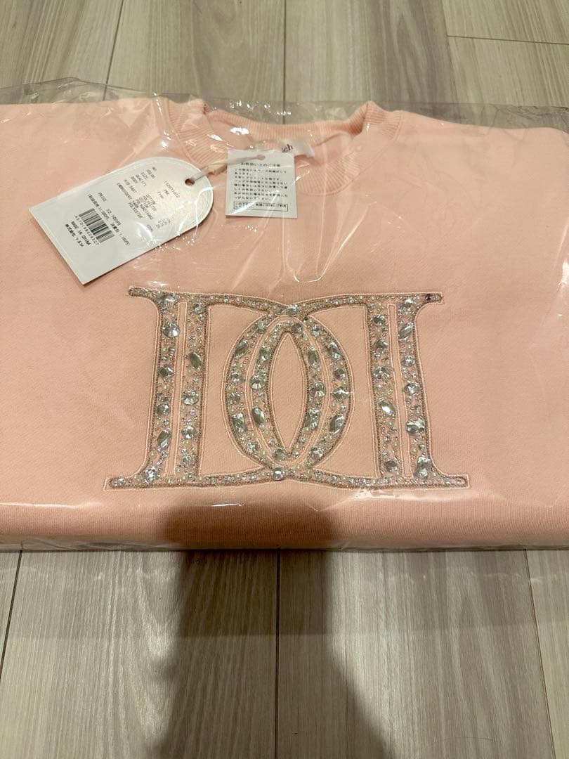 Darich(ダーリッチ)　DDロゴビジュースウェットプルオーバー　PNK