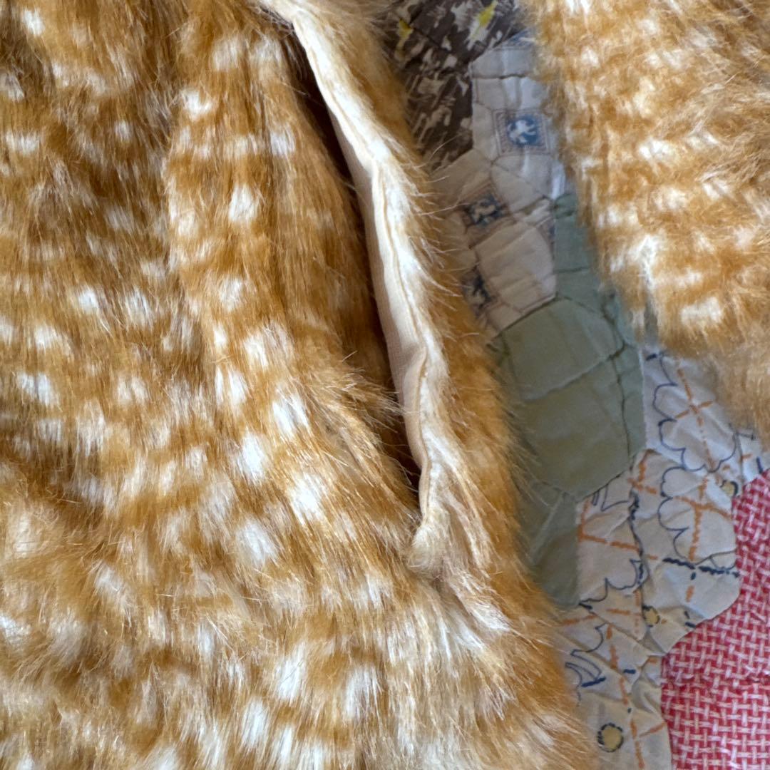 ツモリチサト　TSUMORI CHISATOバンビ柄　フェイクファー