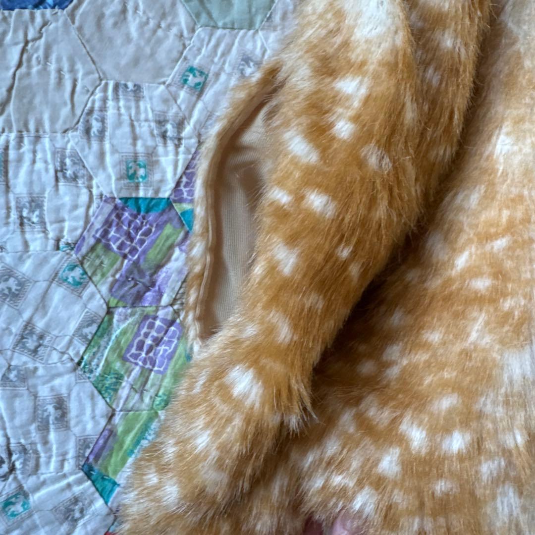 ツモリチサト　TSUMORI CHISATOバンビ柄　フェイクファー