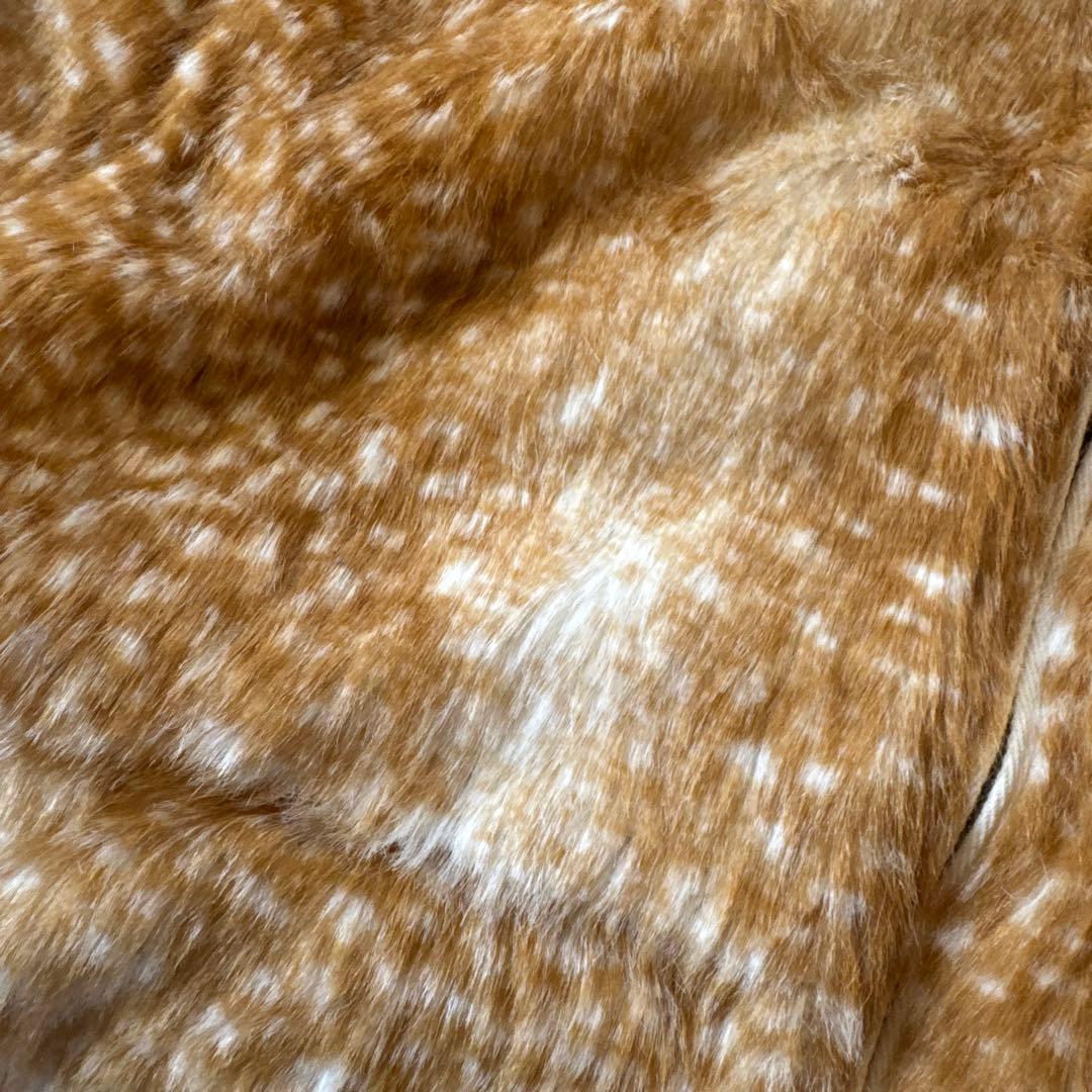 ツモリチサト　TSUMORI CHISATOバンビ柄　フェイクファー