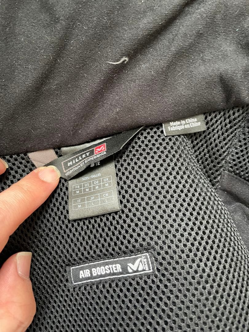 MILLET AIR BOOSTER スキーウェア ブラック サイズL