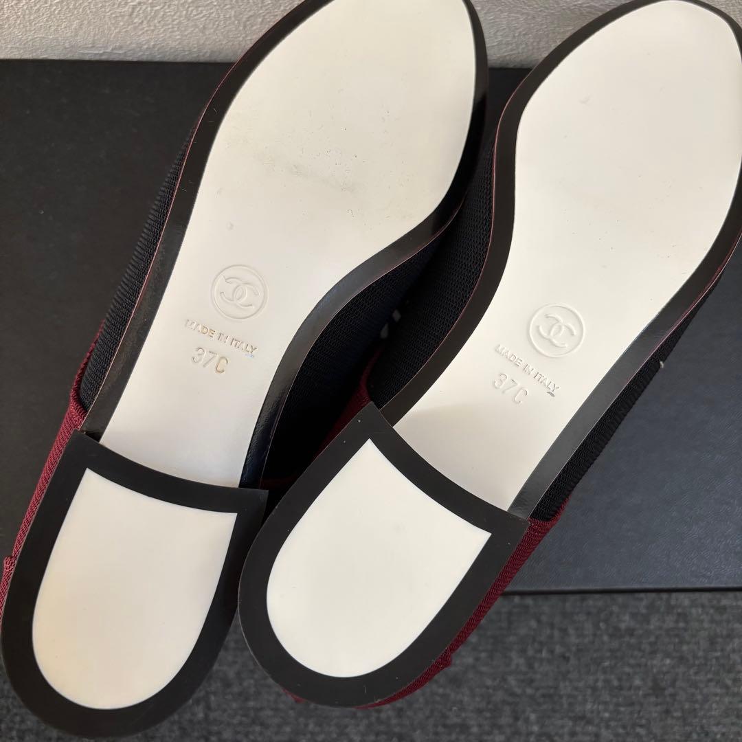 CHANEL 靴 メッシュ レースアップシューズ (23.5cm)